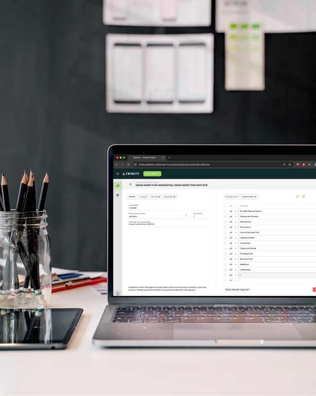 Black and White Minimalist Laptop Mockup Instagram Post