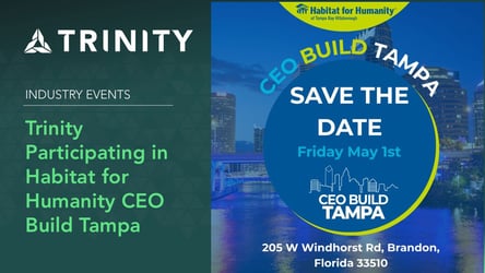 Trinity Sponsors Habitat for Humanity CEO Build Tampa